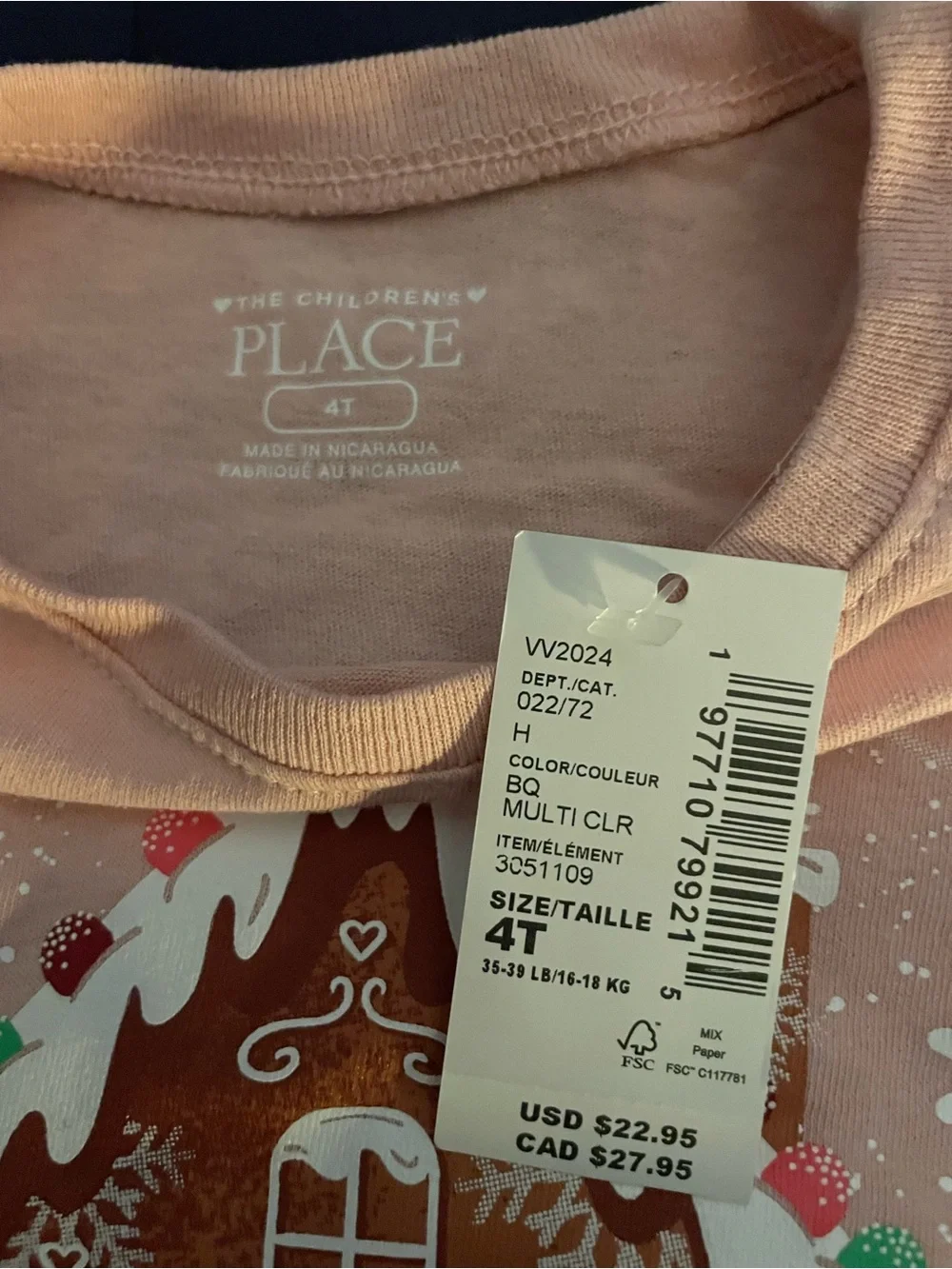 The Childrens Place peach long